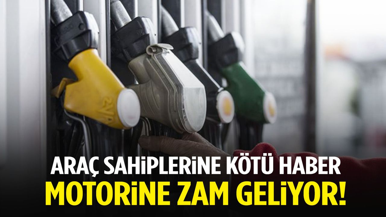 Zam yağmuru devam ediyor: Motorin de zamlanıyor