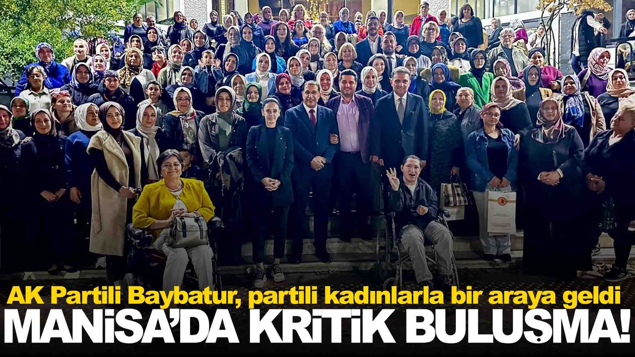 AK Partili Baybatur, partili kadınlarla bir araya geldi