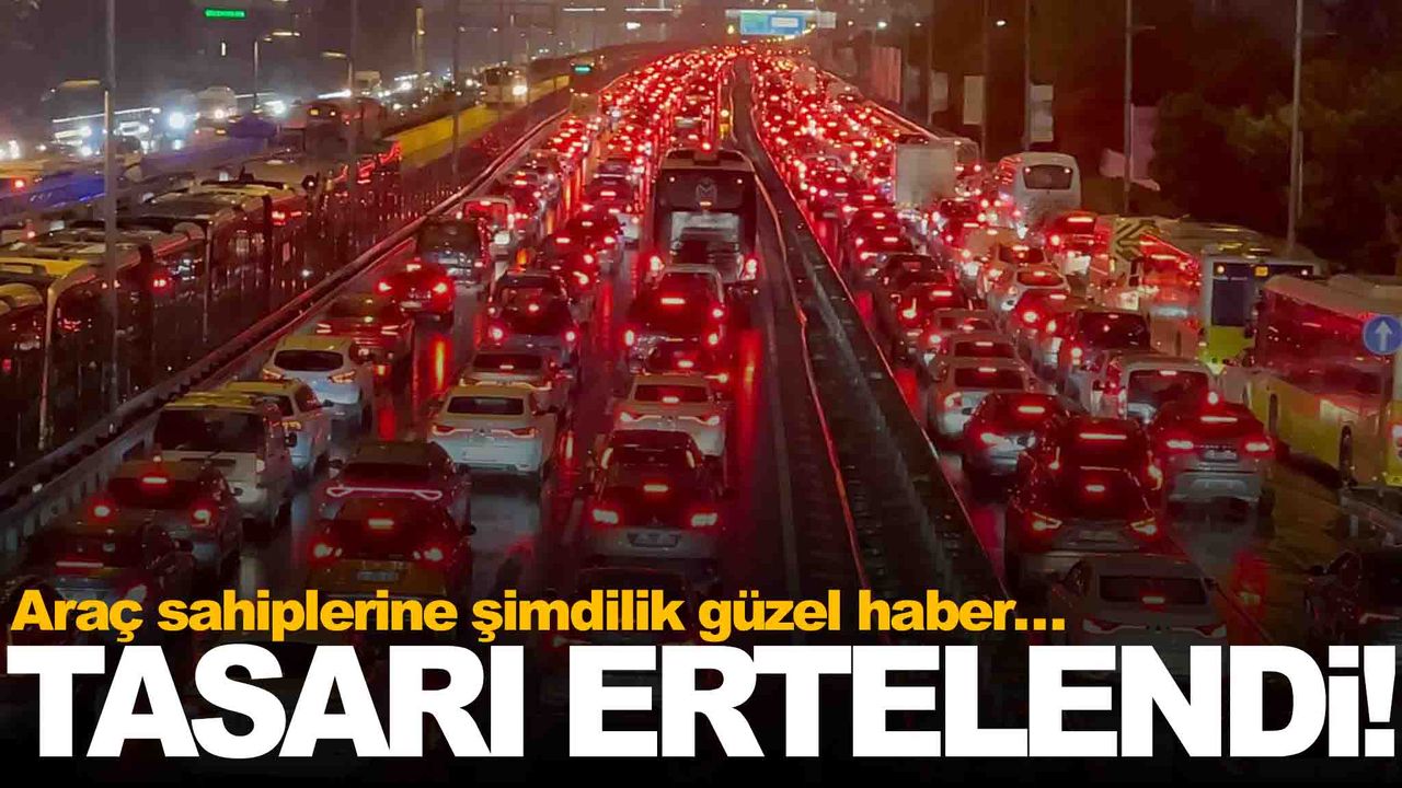 Araç sahiplerine şimdilik güzel haber… Yeni trafik cezaları askıya alındı