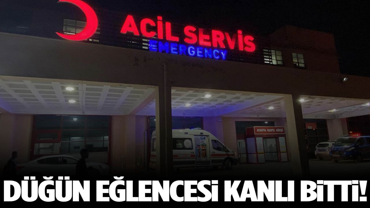 Düğün kanlı bitti! 3 kişi tutuklandı