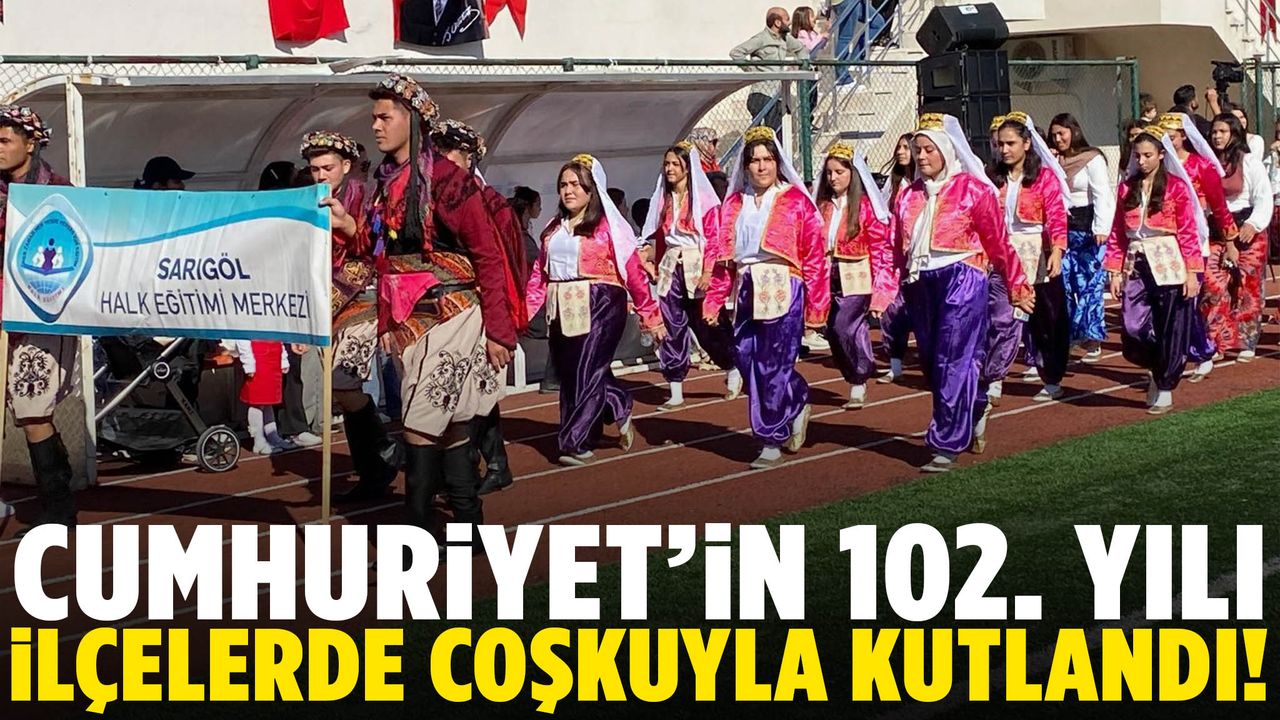 Alaşehir ve Sarıgöl kırmızı - beyaza büründü!