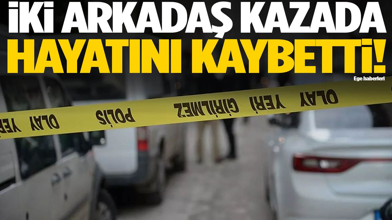 Motosiklet direğe çarptı, iki arkadaş hayatını kaybetti!