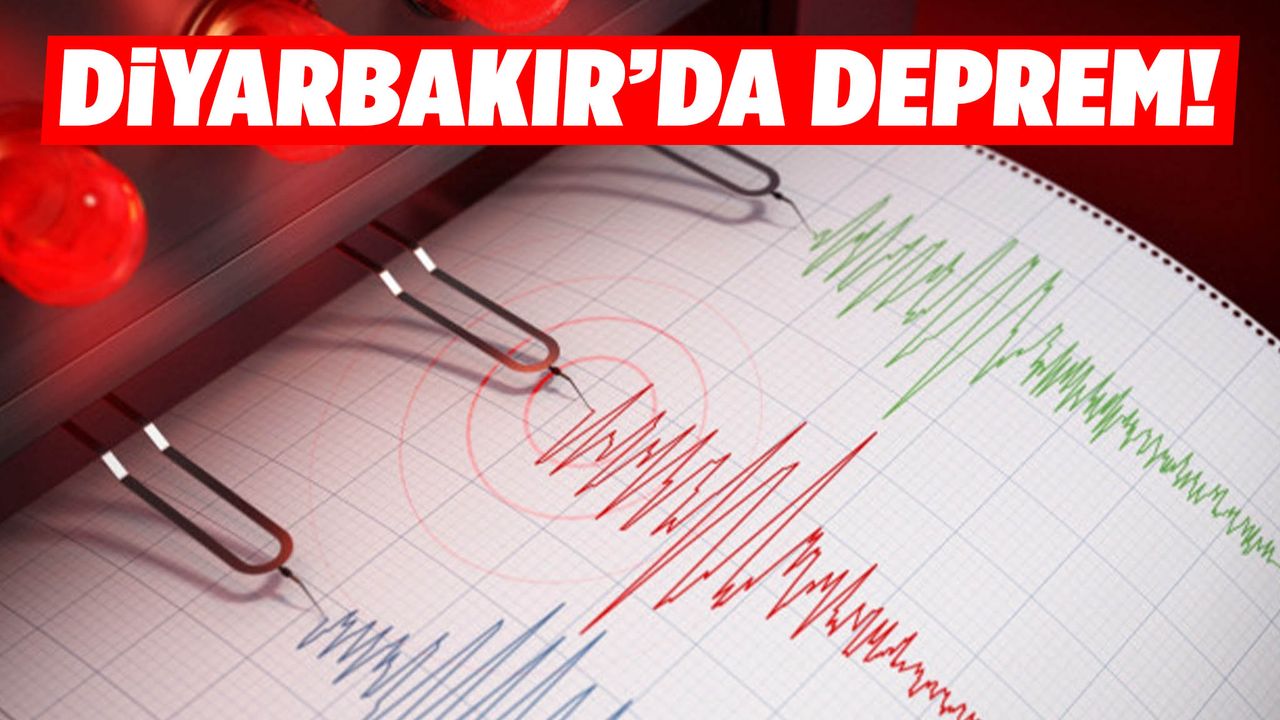 AFAD duyurdu! Diyarbakır depremle sallandı!