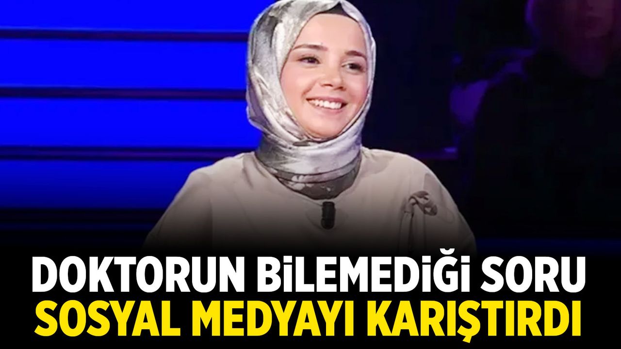 Doktorun bilemediği soru sosyal medyada olay oldu
