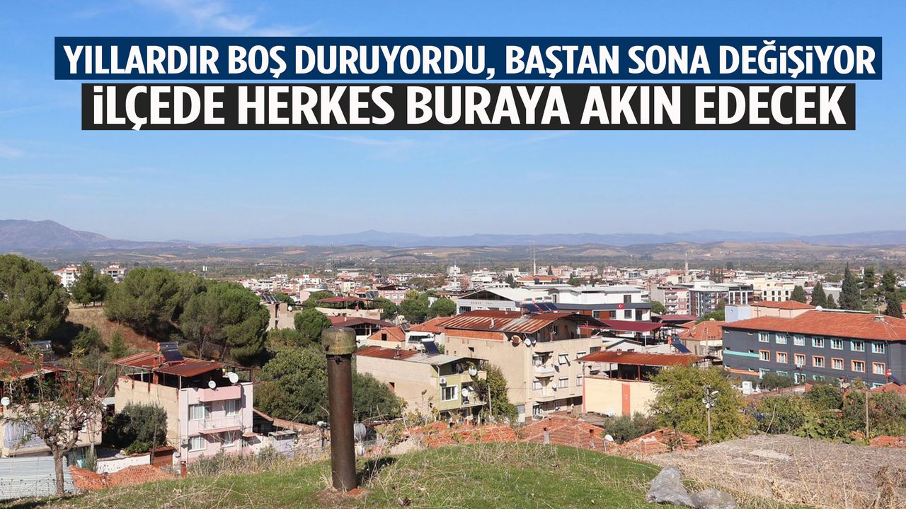 Eski su deposu ilçenin en gözde noktası olacak!