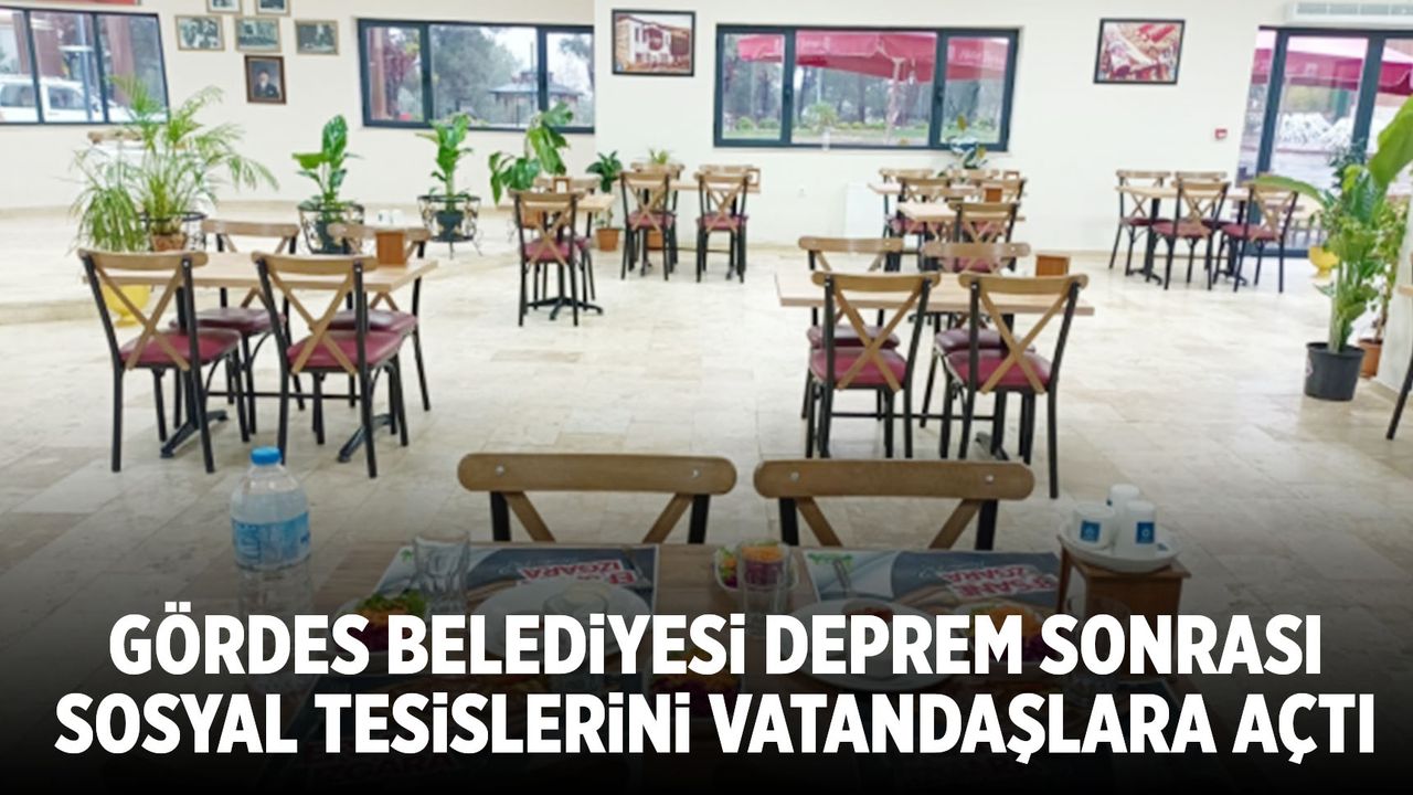 Gördes Belediyesi'ne tebrikler!