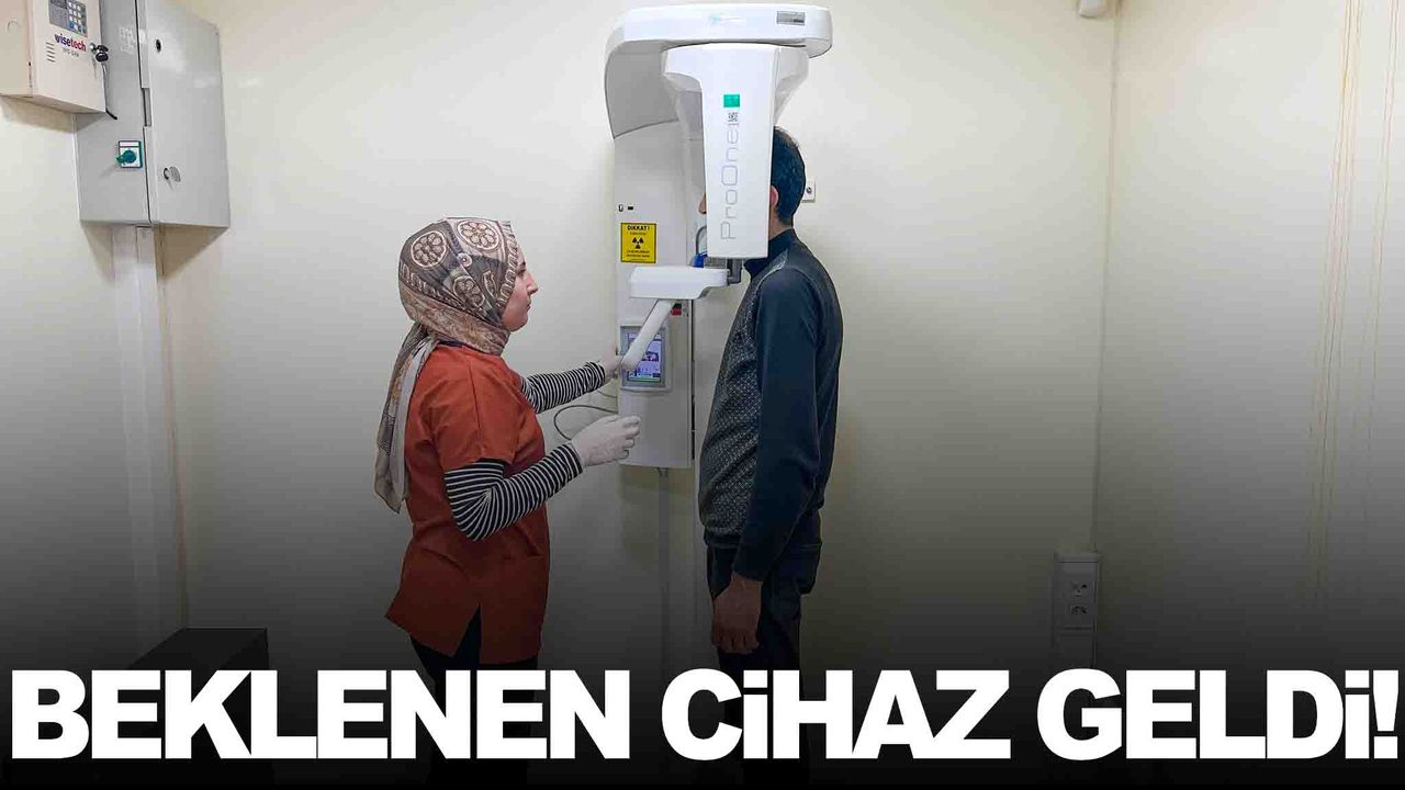 Manisa’nın ilçesinde diş röntgeni için ilçe dışına gitmeye gerek kalmadı!