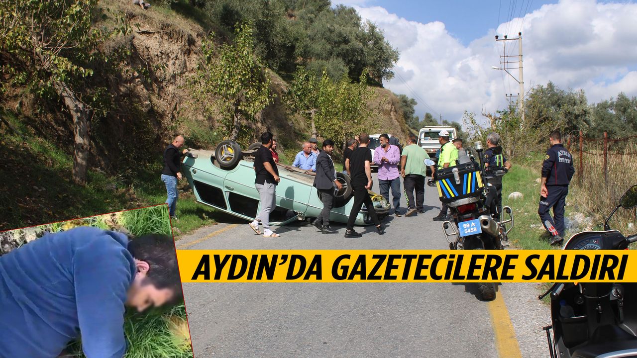 Kaza haberi kabusa döndü! Şoförün yakınları gazetecilere saldırdı…