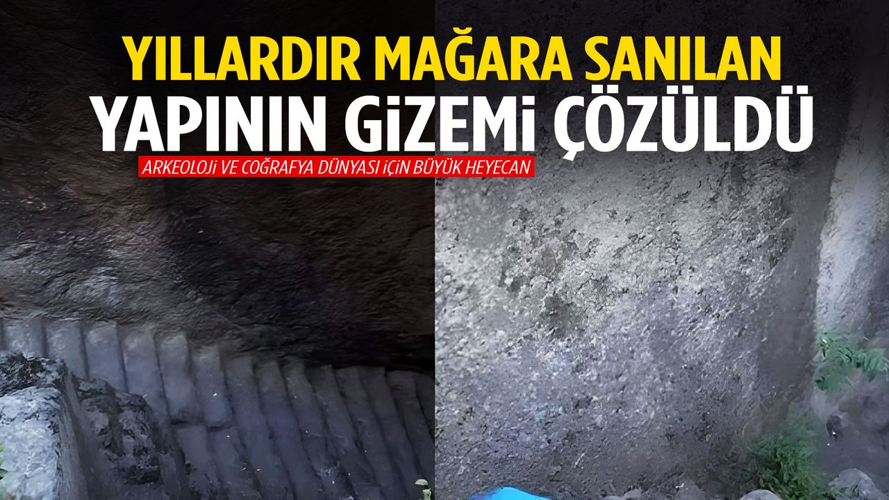Manisa’da yıllardır mağara sanılan yapının gizemi çözüldü