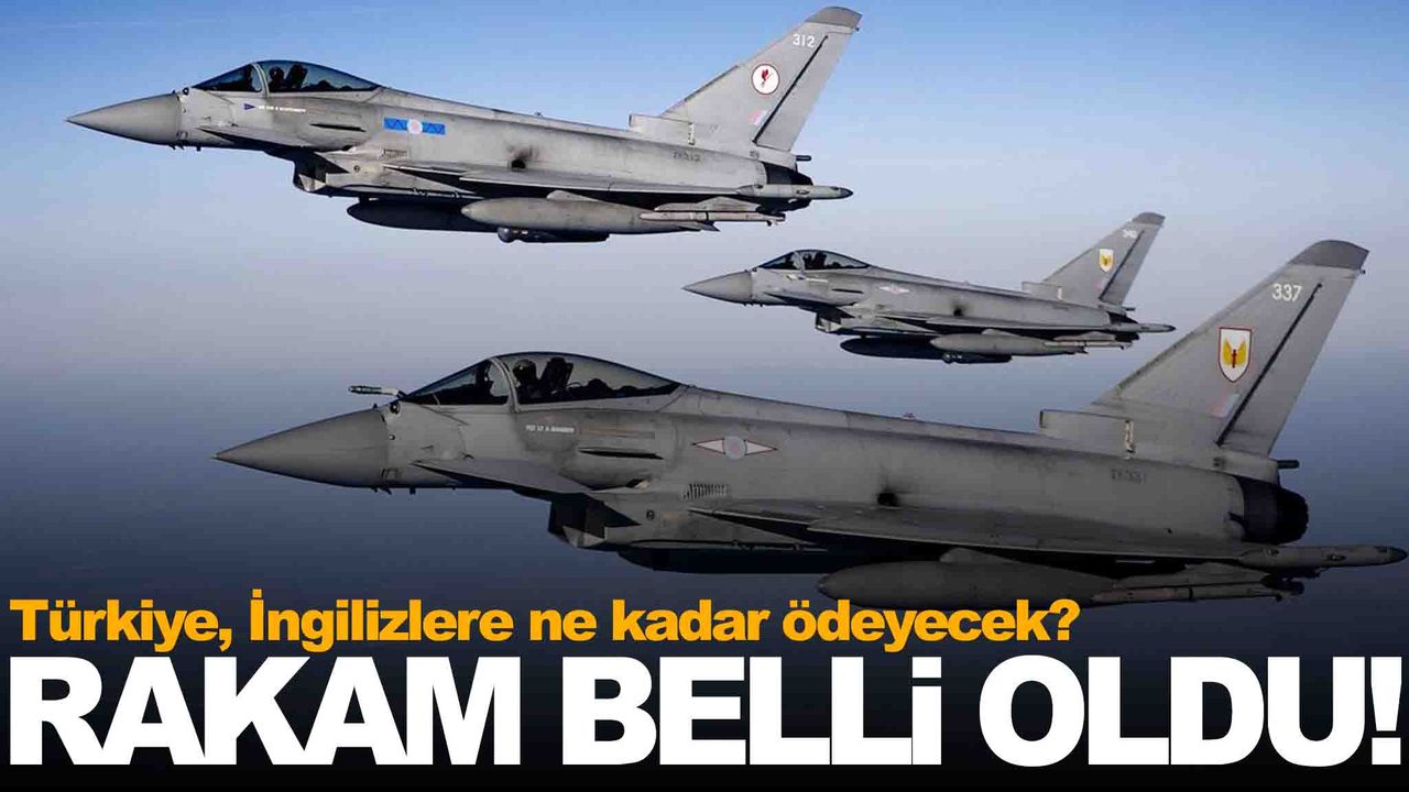 MSB’den Eurofighter açıklaması… Ödenecek rakam belli oldu!