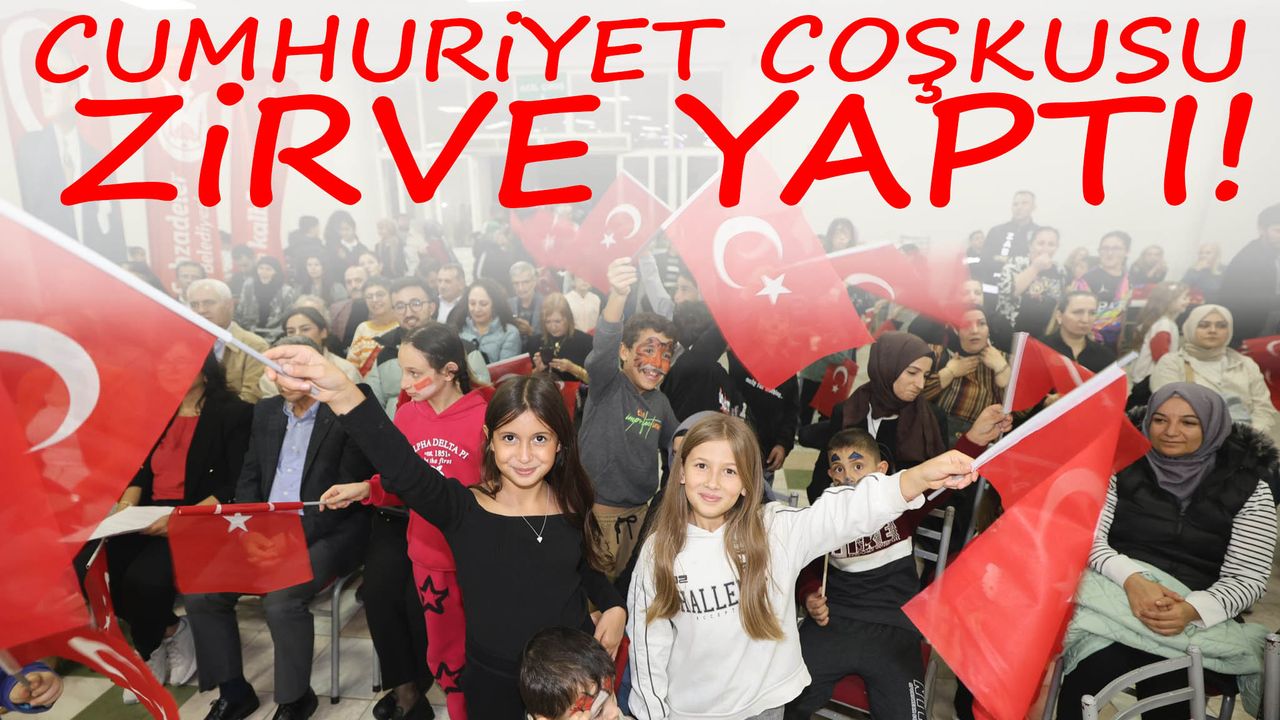 Aşağıçobanisa Mahallesi’nde Cumhuriyet coşkusu