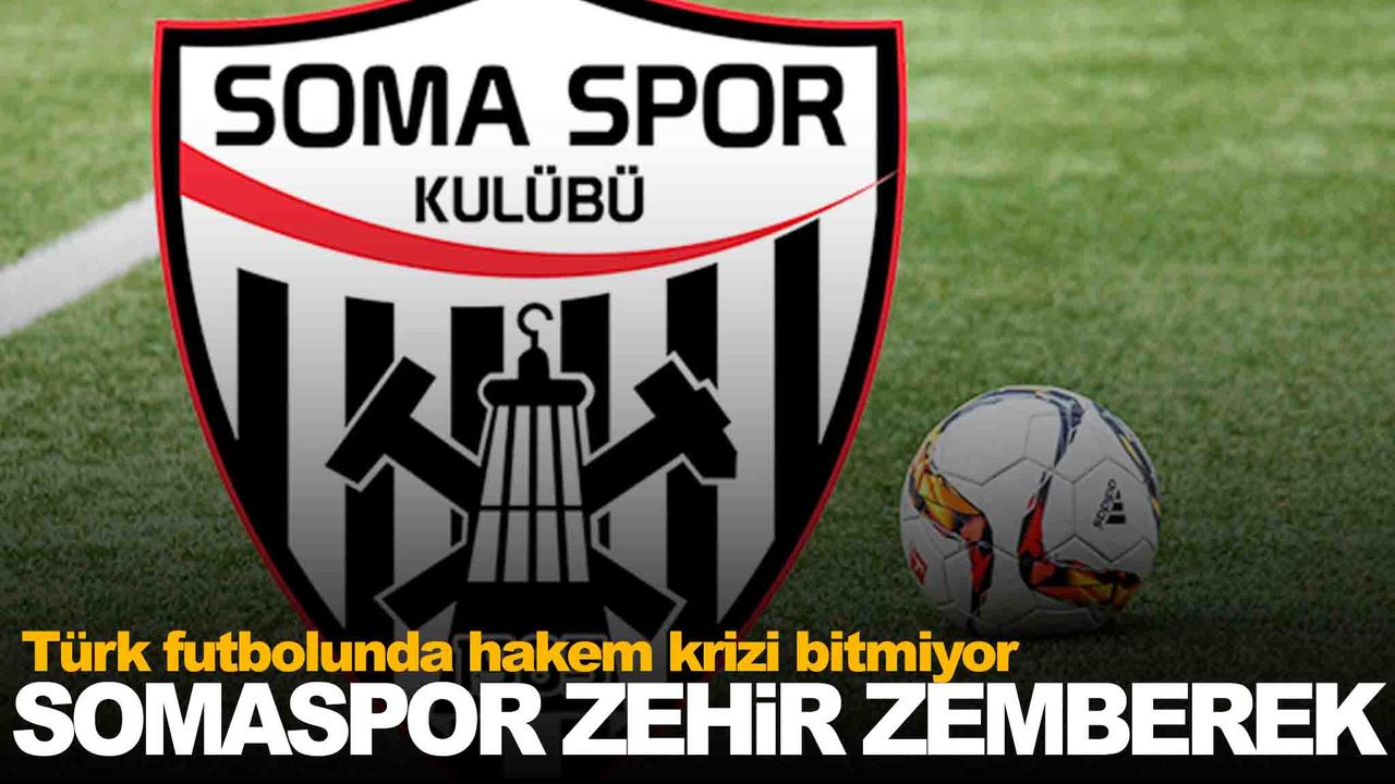 Türk futbolunda hakem krizi bitmiyor… Somaspor’dan hakem tepkisi