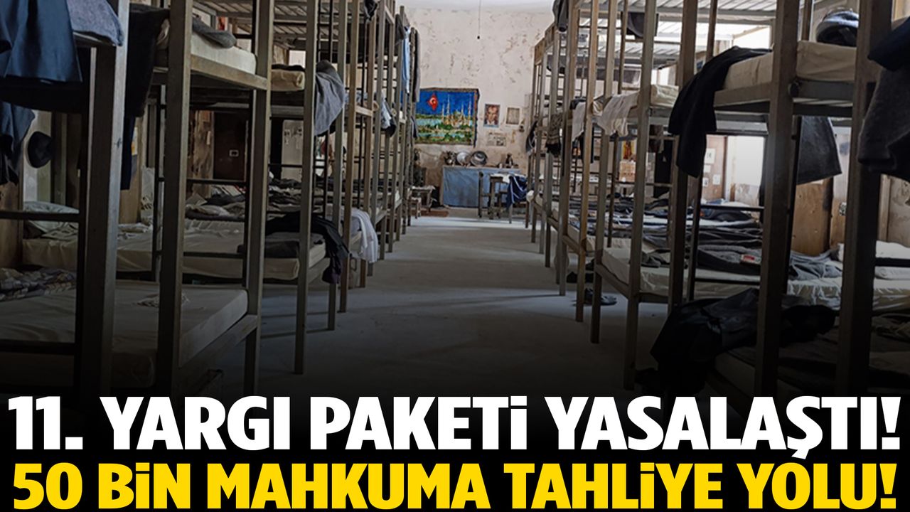 Meclis’ten geçti! 50 bin mahkuma tahliye yolu…