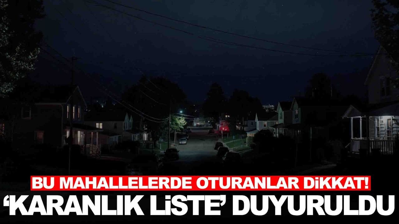 Manisa’da ‘Karanlık liste’ duyuruldu... Uzadıkça uzadı!
