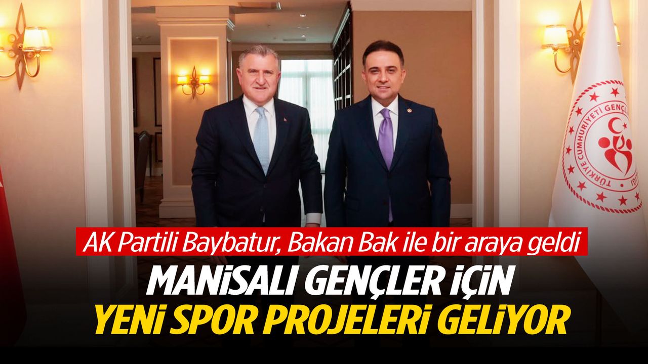 AK Partili Baybatur’dan Manisa’ya yeni spor yatırımları mesa