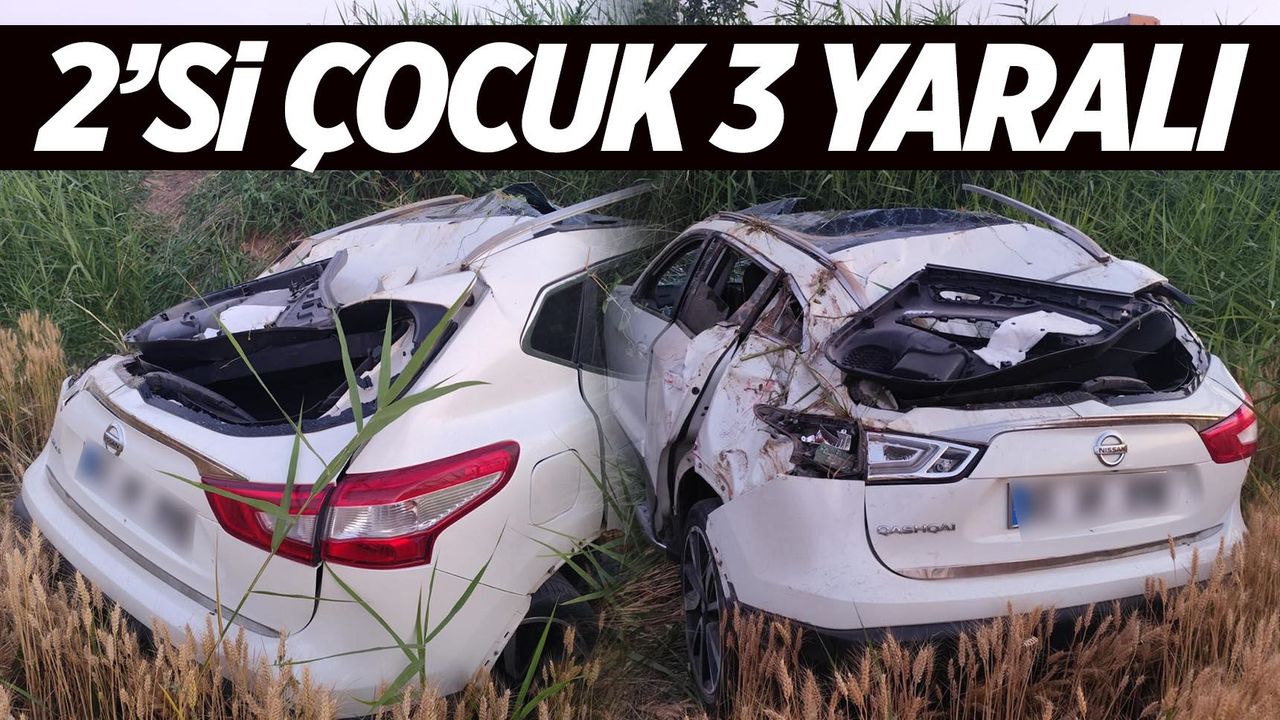 Manisa'da kaza: 2'si çocuk 3 yaralı