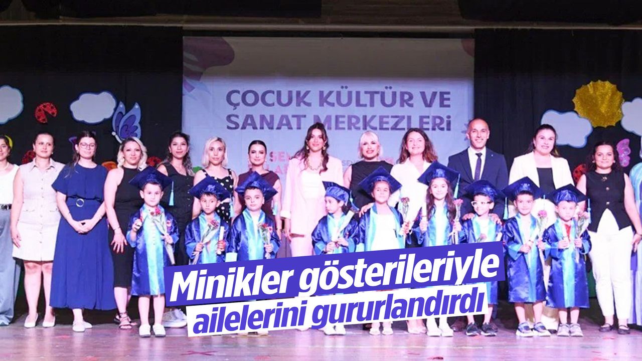 Miniklerden yıl sonu şöleni! 450 öğrenci sahnede a