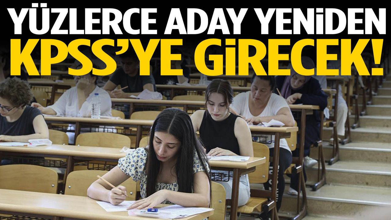 KPSS’de 392 Aday Yeniden Sınava Girecek