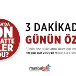 Manisa'da Günün Öne Çıkanları | 23 Ağustos 2026 Pazar