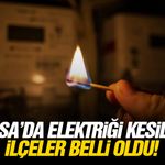 Manisa’da elektriği kesilecek ilçeler belli oldu!