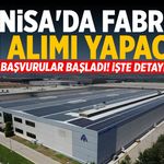 İş arayanlar dikkat! Manisa'da fabrika iş ilanına çıktı!