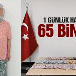 1 günlük hasılat: 65 bin TL!