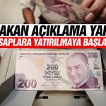 Bakan açıkladı... Aylıklar hesaplara yatmaya başladı