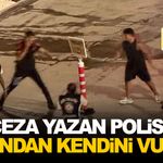 Ceza yazan polisi ardından kendini vurdu!