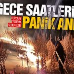Manisa'da gece saatlerinde panik! Her şeye yıldırım sebep oldu