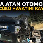 Takla atan otomobilin sürücüsü hayatını kaybetti