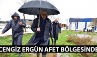 Başkan Ergün felaket bölgesinde