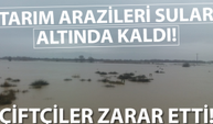 Mahsul sular altında!