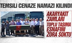 Manisa’da toplu taşıma esnafı eylem yaptı