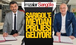 İki başkan imzayı Sarıgöl için attı