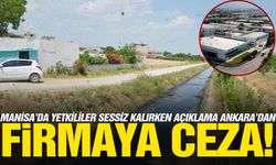 Manisa’da çevre kirliliğine yol açan firmaya ceza kesilerek, faaliyetleri durduruldu