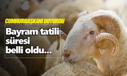 Kurban Bayramı tatili belli oldu!