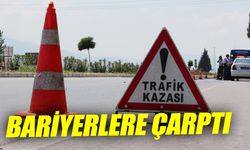 Bariyerlere çarpan motosikletin sürücüsü öldü