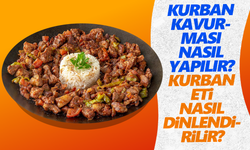 Kurban kavurması nasıl yapılır?