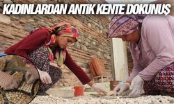 Kadınlardan bin 700 yıllık Sardes antik kentine ince dokunuş