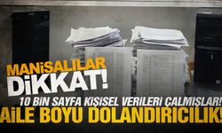 Dolandırıcı ailenin evinden 10 bin sayfalık kişisel veri çıktı!