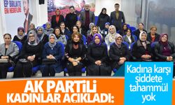 AK Parti Kadın Kolları kadına şiddete karşı tavır aldı