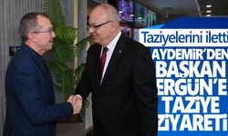 AK Partili Aydemir’den Baskan Ergun’e taziye ziyareti