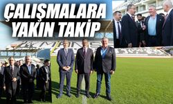Bakan Kasapoğlu, Başkan Aktan ile 19 Mayıs Stadı’nı inceledi