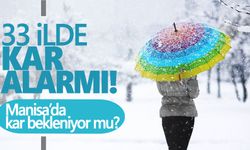 Meteoroloji bazı illeri kar yağışı için uyardı… Manisa’da kar yağışı bekleniyor mu?