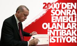 Emeklilerden Erdoğan'a intibak mektubu