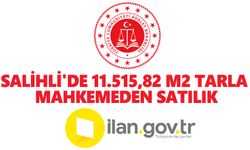 Salihli'de 11.515,82 M2 Tarla Mahkemeden Satılık