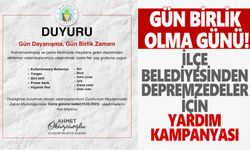 Alaşehir Belediyesinden depremzedelere yardım kampanyası