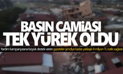 Basın camiası yüzyılın afetinde tek vücut oldu