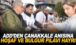 ADD’den Çanakkale anısına hoşaf ve bulgur pilavı hayrı