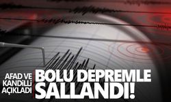 Bolu’da korkutan deprem!